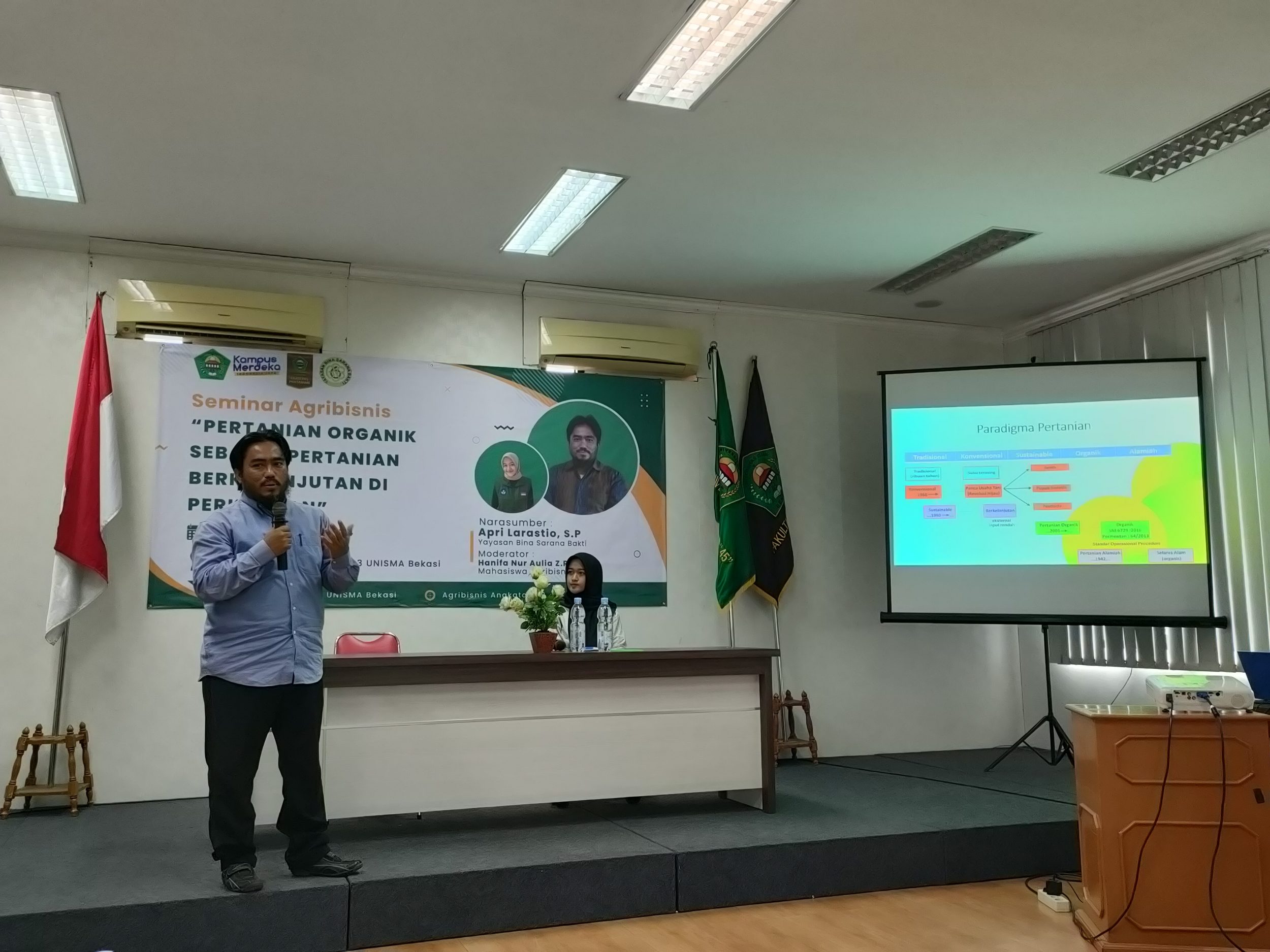 PRODI. AGRIBISNIS BERBAGI ILMU TENTANG PERTANIAN ORGANIK SEBAGAI PERTANIAN BERKELANJUTAN BAGI YANG TINGGAL DI PERKOTAAN.
